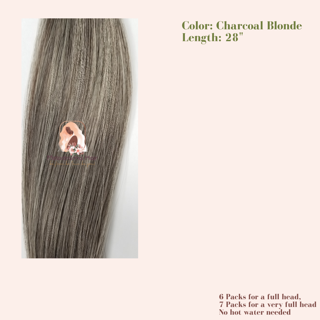 Charcoal Blonde Straight