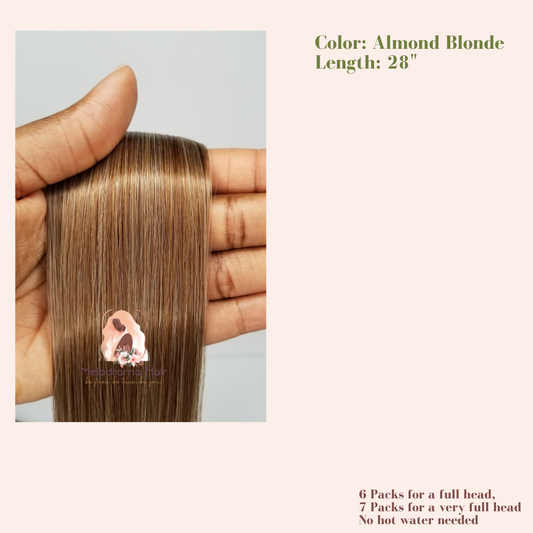 Almond Blonde Straight