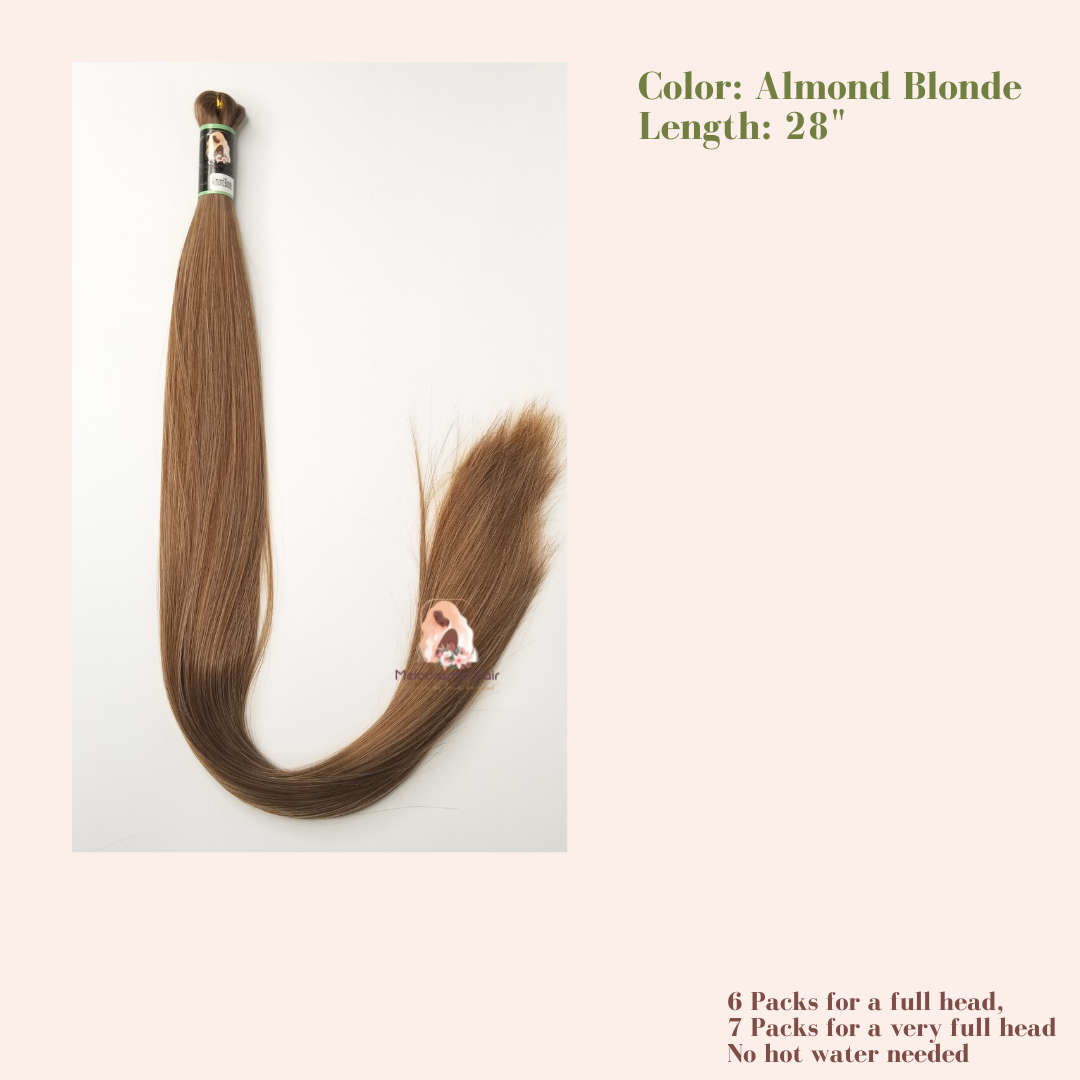 Almond Blonde Straight