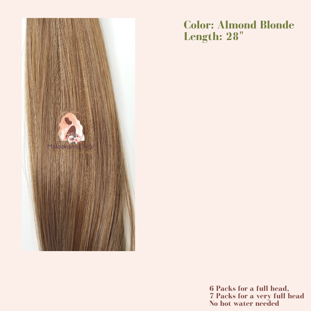 Almond Blonde Straight